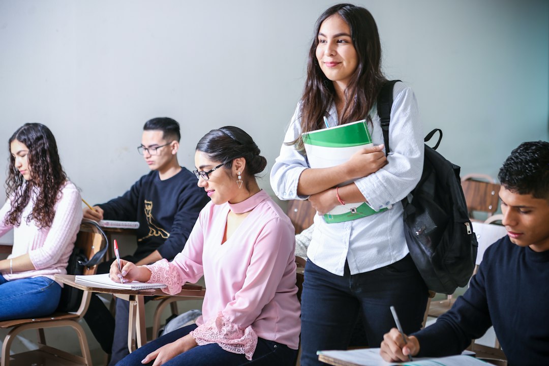 Academic mentor guiding student test preparation